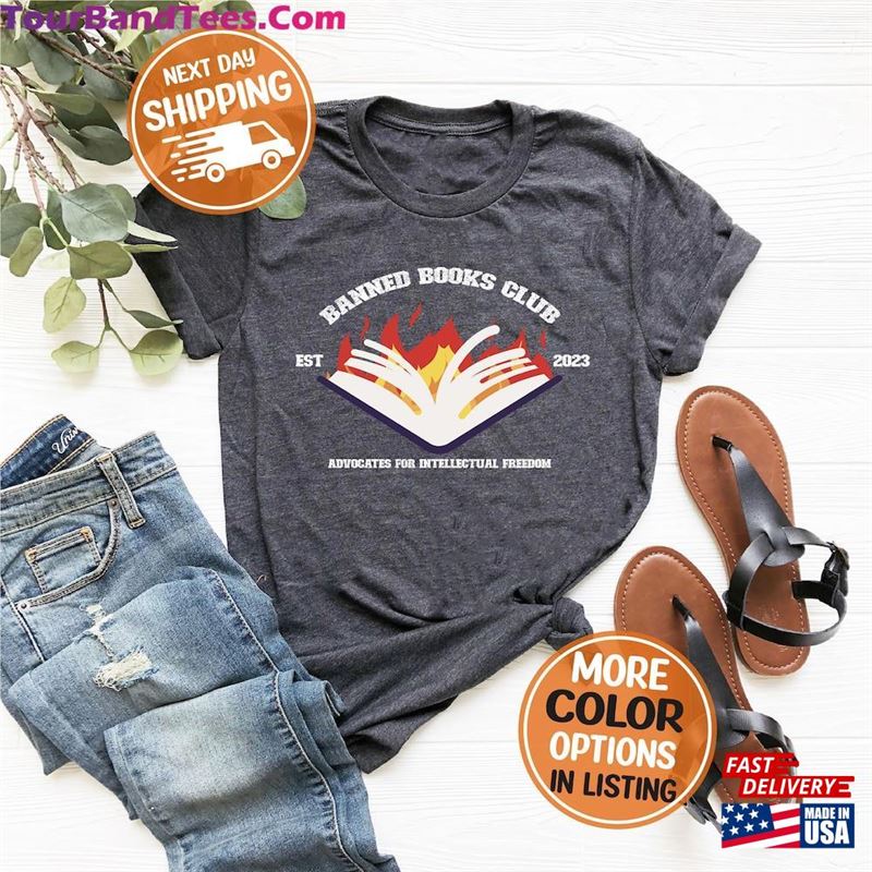 Banned Books Club Est T-Shirt Advocates For Intellectual Freedom Tee Anti Ban Shirt Classic Sweatshirt 29Uf118709 – Utopia Fashion