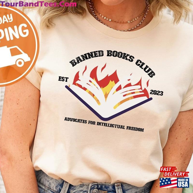 Banned Books Club Est T-Shirt Advocates For Intellectual Freedom Tee Anti Ban Shirt Classic Sweatshirt 29Uf118709 – Utopia Fashion