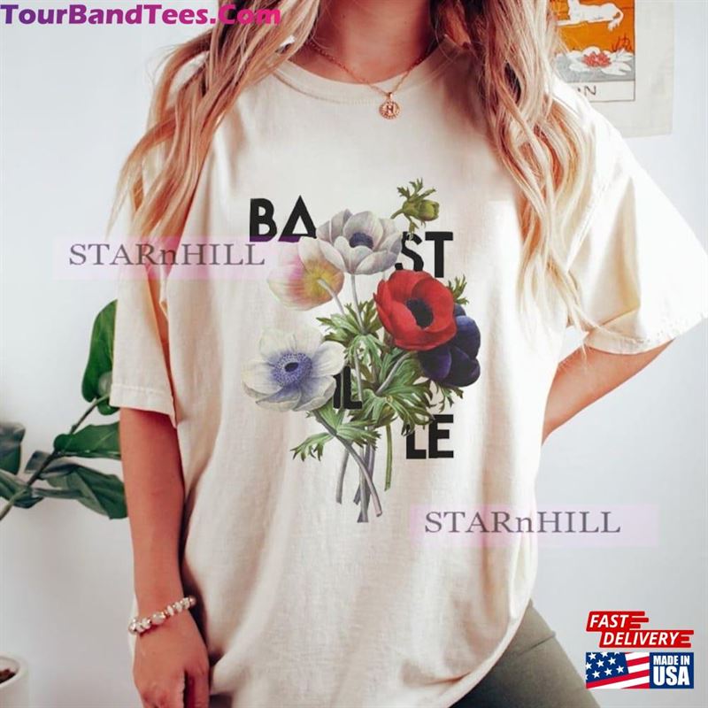 Bastille Flowers T-Shirt Bad Blood Tour Shirt Band Unisex Sweatshirt 29Uf118598 – Utopia Fashion