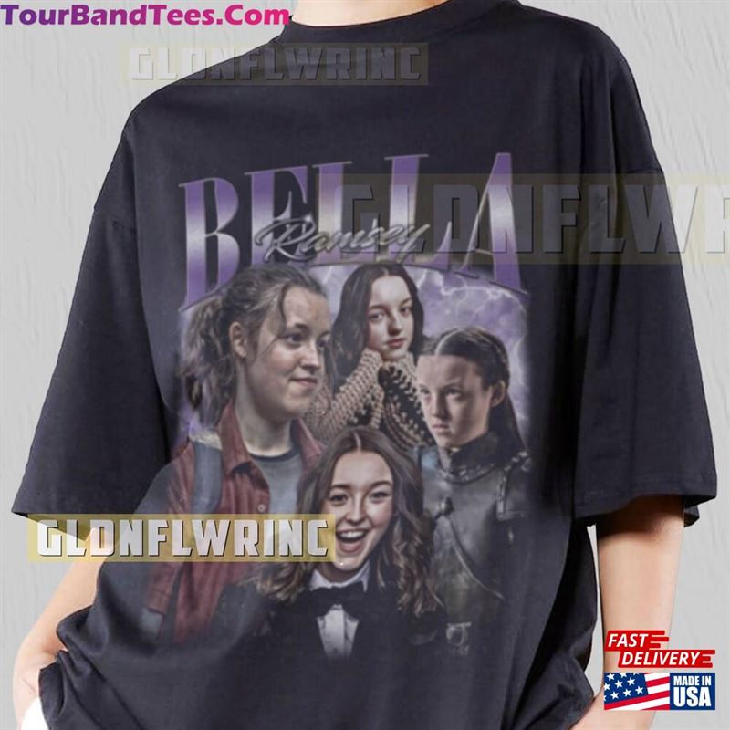 Bella Ramsey Shirt Britihs Actress Movie Character Model T Grapich Tee Vintage T-Shirt Hoodie 29Uf136867 – Utopia Fashion