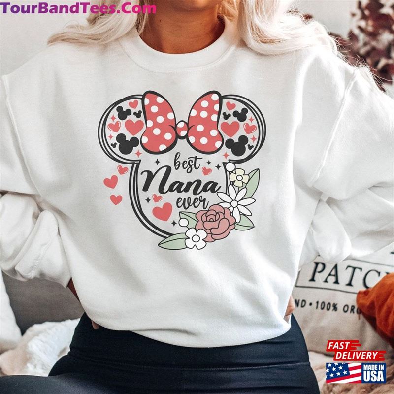 Best Nana Ever Shirt Minnie Unisex T-Shirt 29Uf122483 – Utopia Fashion