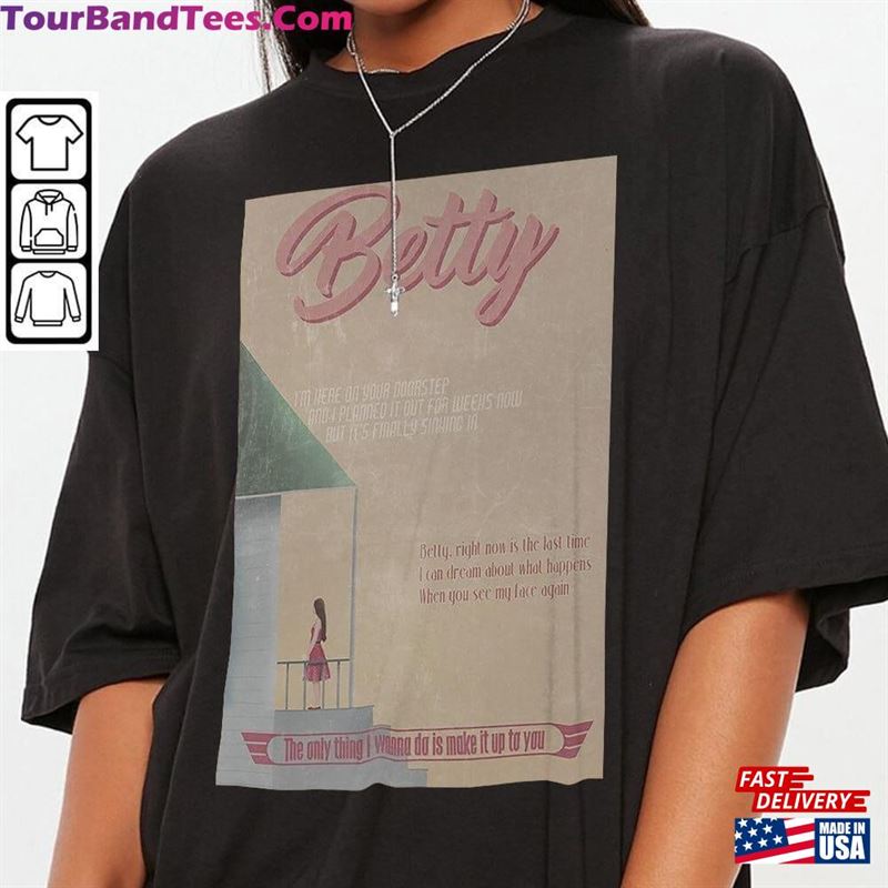 Betty Taylor Vintage Art Shirt Midnights Song Cover T-Shirt Sweatshirt 29Uf123836 – Utopia Fashion