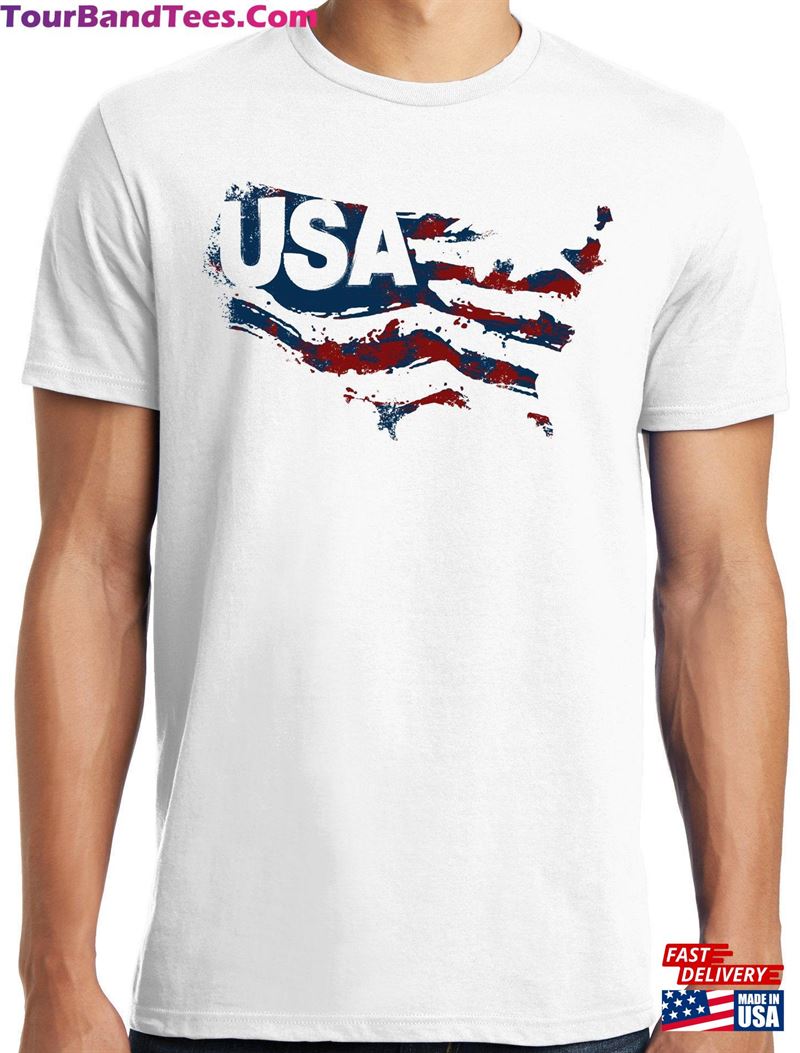 Big Guys Rule And Tall Patriotic Usa Color Flag Map T-Shirt Hoodie Classic 29Uf124667 – Utopia Fashion