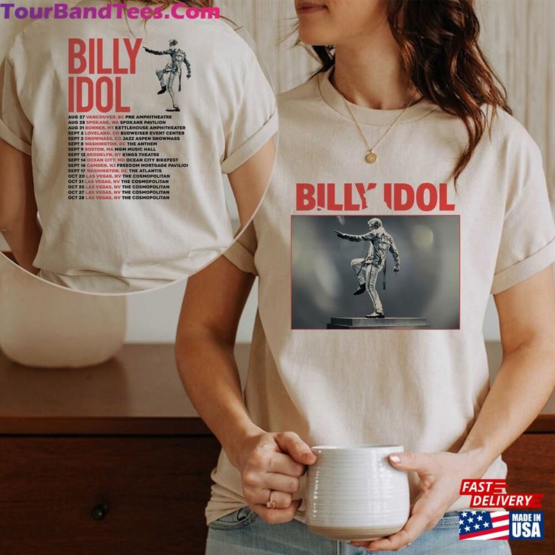 Billy Idol Live Tour Shirt Vintage Fan Concert Hoodie Unisex 29Uf118542 – Utopia Fashion