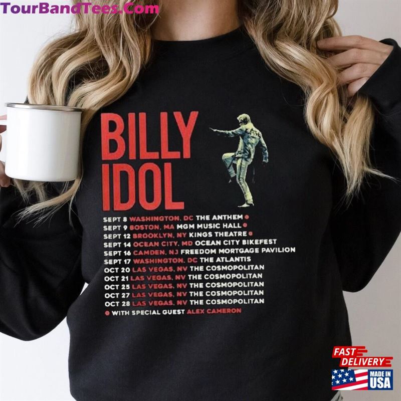 Billy Idol Sept And October Fall Tour Shirt Classic Hoodie 29Uf122481 – Utopia Fashion