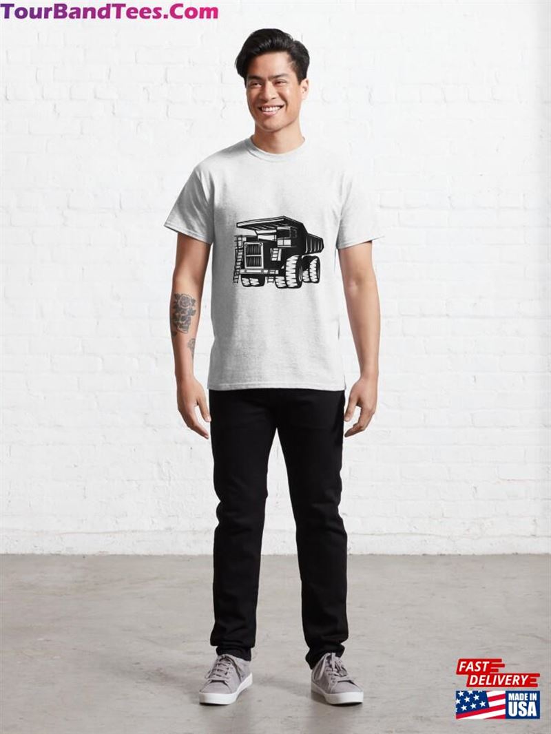 Black Dumper Truck Big Mining Classic T-Shirt Unisex 29Uf123684 – Utopia Fashion