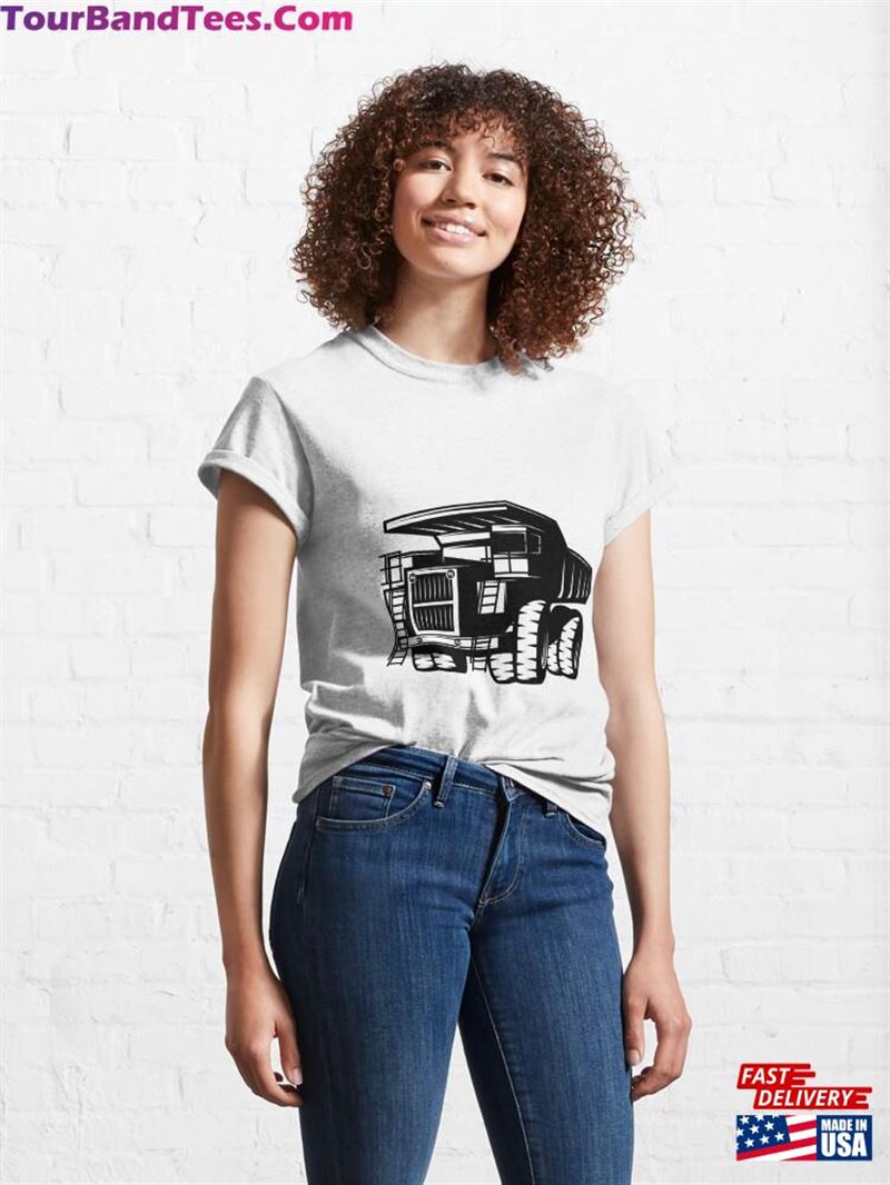 Black Dumper Truck Big Mining Classic T-Shirt Unisex 29Uf123684 – Utopia Fashion