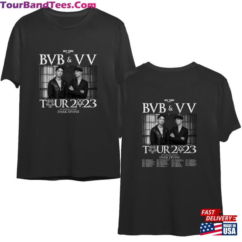 Black Veil Brides And Vv (Ville Valo) Co Headline Tour Shirt Concert Classic Unisex 29Uf122753 – Utopia Fashion