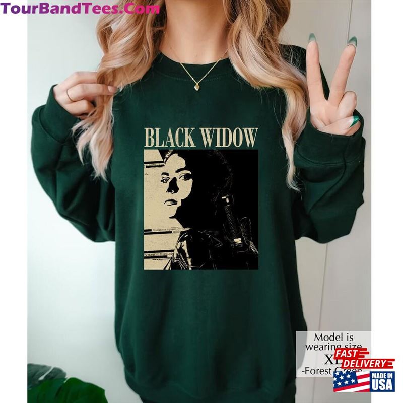 Black Widow Movie Shirt Retro T-Shirt Vintage Tee Cute Classic Unisex 29Uf123022 – Utopia Fashion