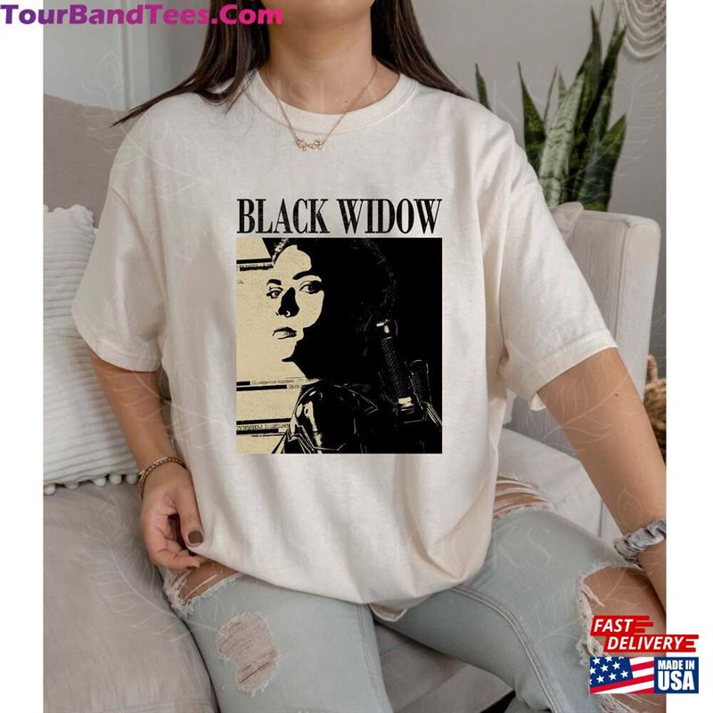 Black Widow Movie Shirt Retro T-Shirt Vintage Tee Cute Classic Unisex 29Uf123022 – Utopia Fashion