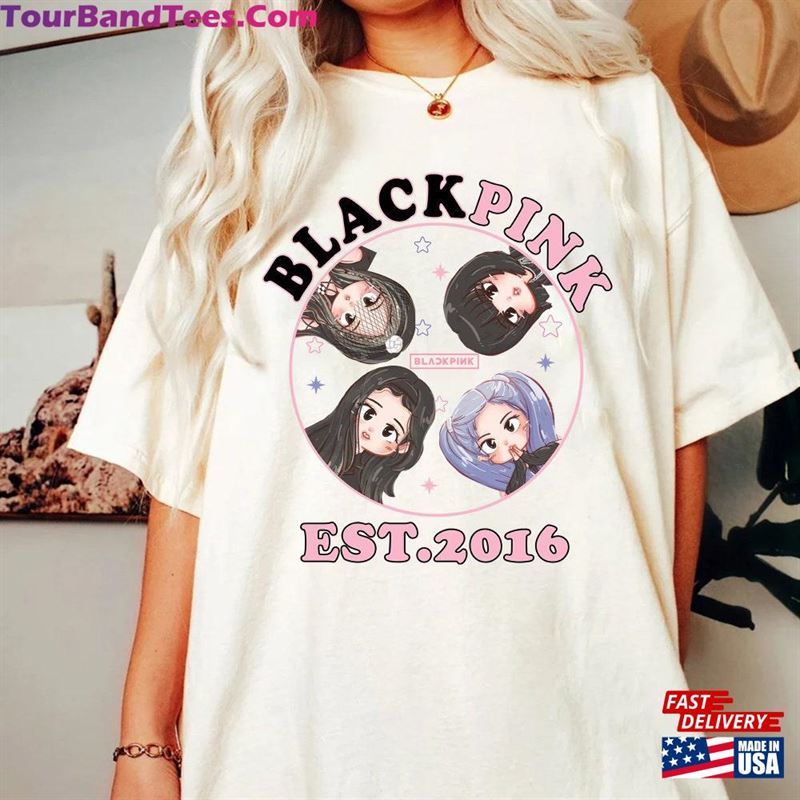 Blackpink Retro Chibi Shirt Born Pink World Tour T-Shirt Hoodie 29Uf122640 – Utopia Fashion