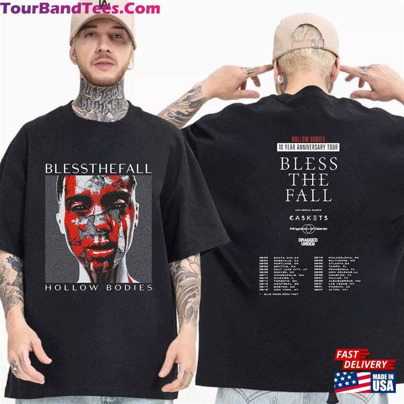 Blessthefall Hollow Bodies Tenth Anniversary Tour Shirt Concert Classic Sweatshirt 29Uf124294 – Utopia Fashion