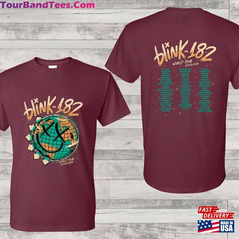 Blink Shirt The World Tour Merch T-Shirt Sweatshirt 29Uf118820 – Utopia Fashion