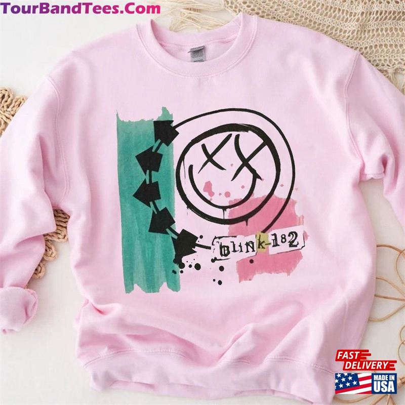 Blink Smile Shirt Colorful World Tour Sweatshirt Unisex 29Uf118985 – Utopia Fashion