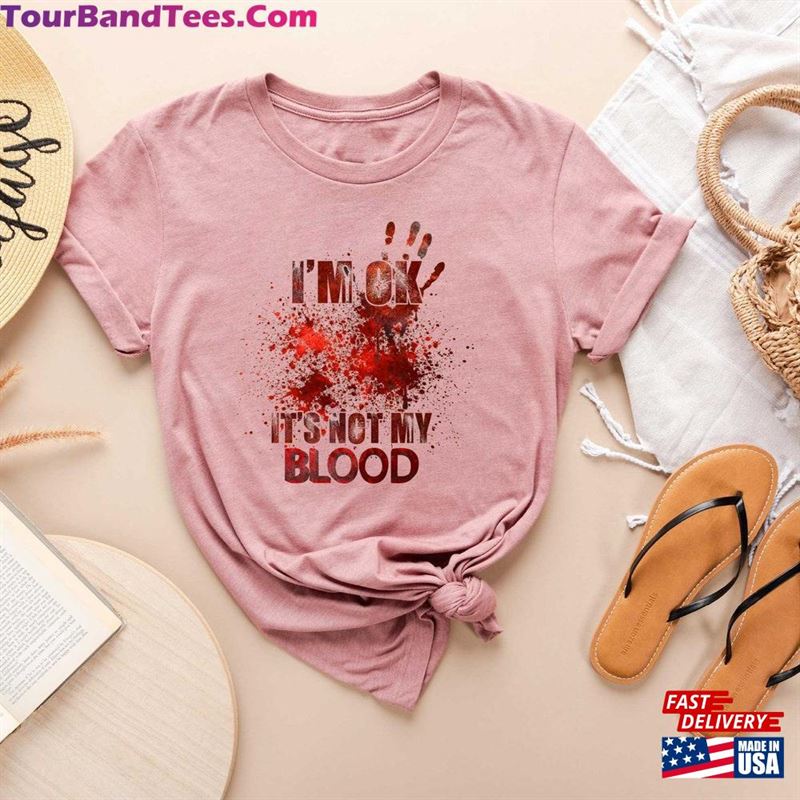 Bloody Halloween Shirt Not My Blood Unisex Hoodie 29Uf122808 – Utopia Fashion