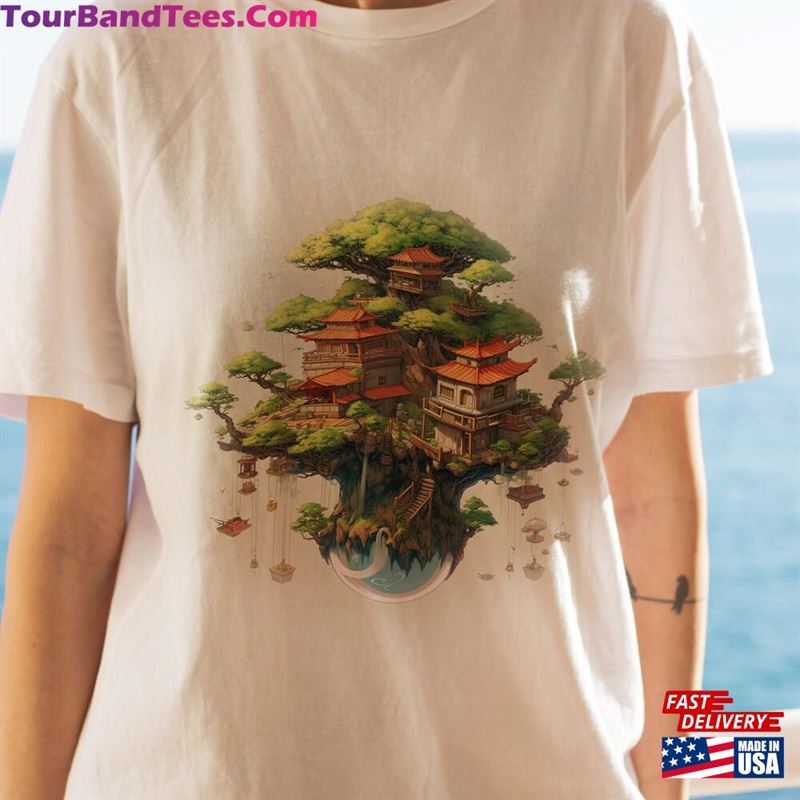 Bonsai Island With Chinese Temples Lovers Anime Hoodie Unisex 29Uf122078 – Utopia Fashion