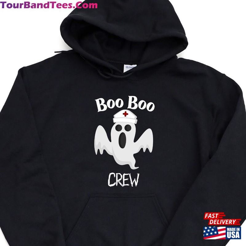 Boo Crew Funny Nurse Halloween Pullover Sweatshirt Unisex T-Shirt 29Uf131507 – Utopia Fashion