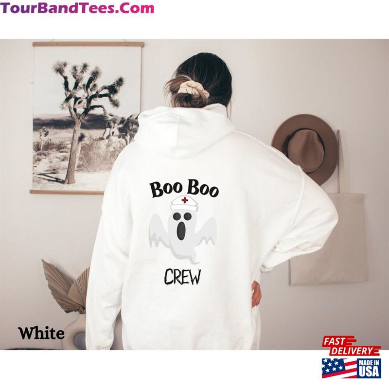 Boo Crew Funny Nurse Halloween Pullover Sweatshirt Unisex T-Shirt 29Uf131507 – Utopia Fashion