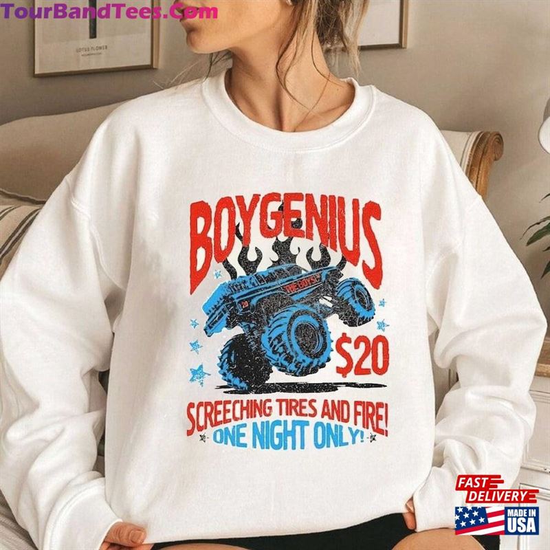 Boygenius Screeching Tires And Fire T-Shirt Rock Band Sweatshirt Tour Merch Unisex Hoodie 29Uf119346 – Utopia Fashion