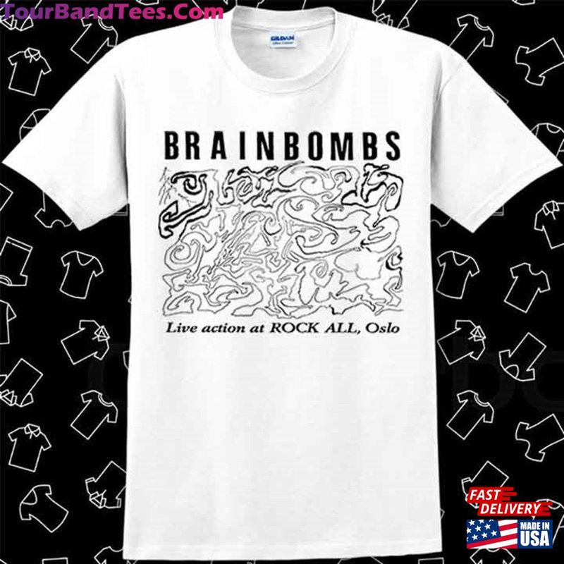 Brainbombs Live Action At Rock All Oslo T-Shirt Classic 29Uf118779 – Utopia Fashion