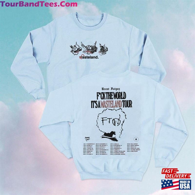 Brent Faiyaz It’S A Wasteland Tour Shirt Fan Classic Hoodie 29Uf122037 – Utopia Fashion