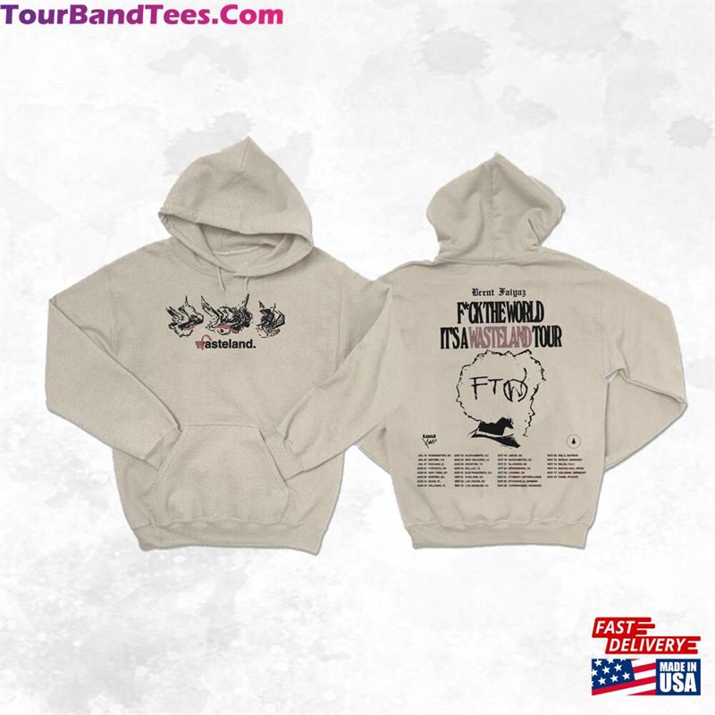 Brent Faiyaz It’S A Wasteland Tour Shirt Fan Classic Hoodie 29Uf122037 – Utopia Fashion