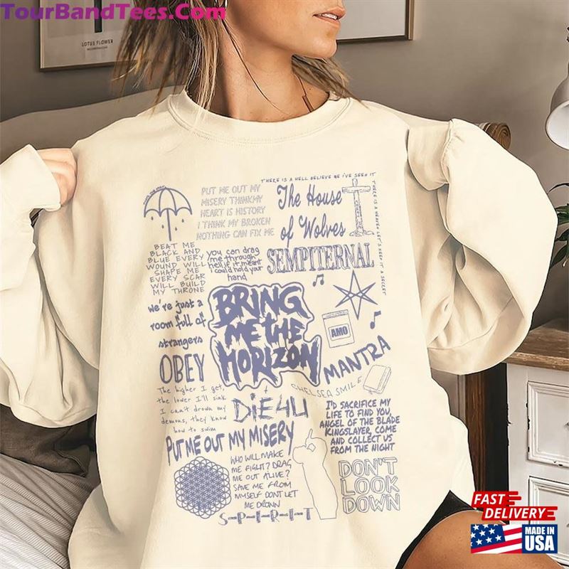 Bring Me The Horizon Lyric Album Song Sketch Sweatshirt T-Shirt 29Uf132016 – Utopia Fashion