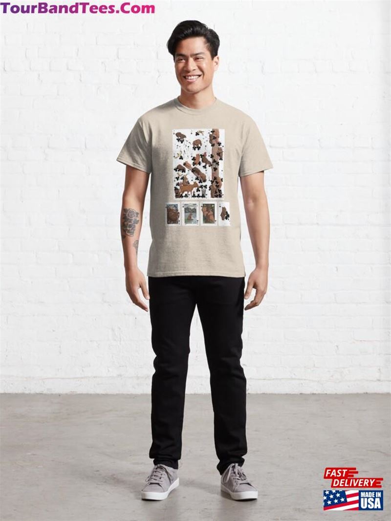 Brown Bear Clubs Cards Print Classic T-Shirt Unisex 29Uf124154 – Utopia Fashion