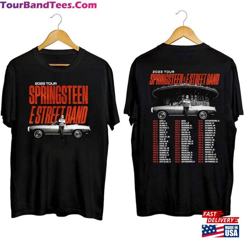 Bruce Springsteen Tour Shirt E Street Band Fan Hoodie Classic 29Uf136652 – Utopia Fashion