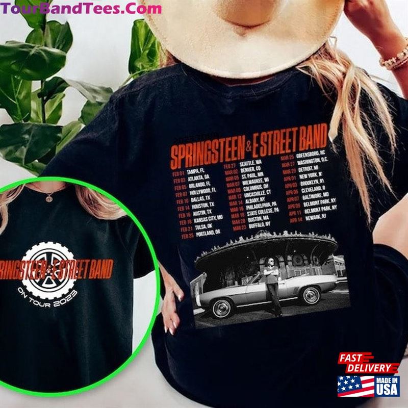 Bruce Springsteen And The E Street Band Tour T-Shirt Vintage Sweatshirt Music Shirt Hoodie 29Uf118721 – Utopia Fashion