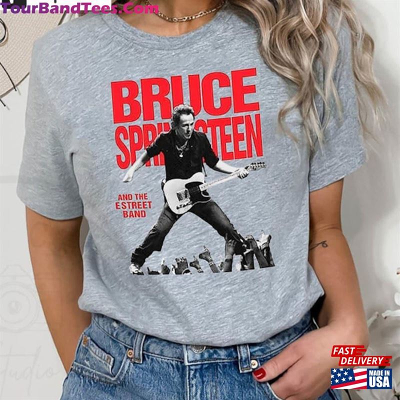 Bruce Springsteen Shirt Music Tour E Street Band Tee Tops Short Sleeve Hoodie T-Shirt 29Uf124494 – Utopia Fashion