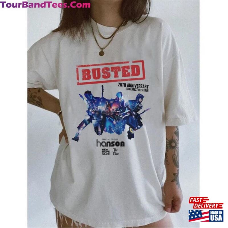 Busted Tour T-Shirt Music Band Shirt Greatest Hits Shirts Unisex Adults Hoodie Classic 29Uf122251 – Utopia Fashion