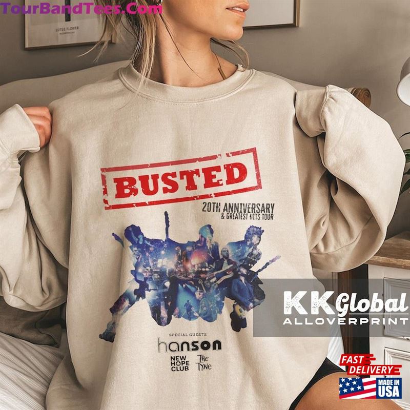 Busted Tour T-Shirt Music Band Shirt Greatest Hits Shirts Unisex Classic 29Uf122999 – Utopia Fashion