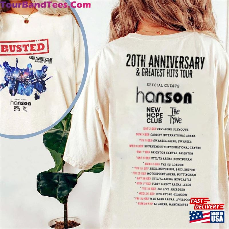 Busted Band Tour T-Shirt 20Th Anniversary And Greatest Hits Sweatshirt Merch Hoodie 29Uf131598 – Utopia Fashion