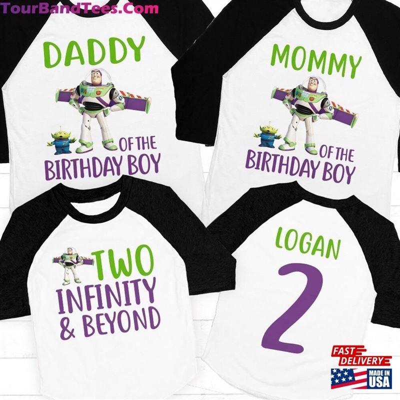 Buzz Lightyear Birthday Shirt Two Infinity And Beyond Toy Story Unisex Classic 29Uf141485 – Utopia Fashion