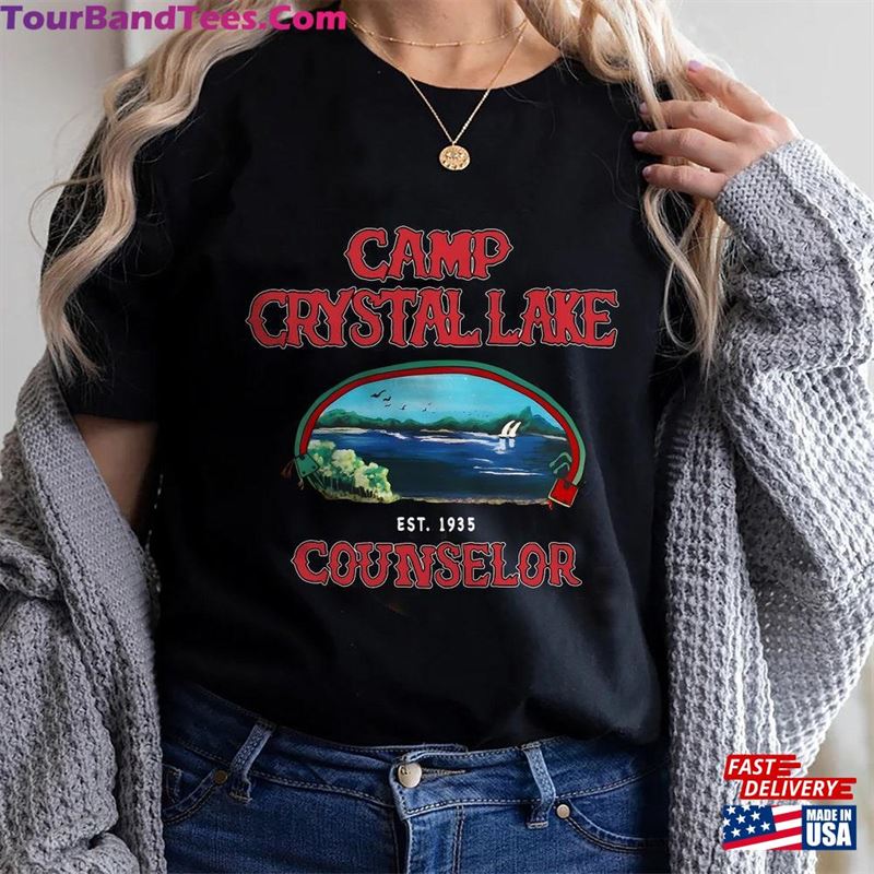 Camp Crystal Lake Shirt Friday The 13Th Jason Voorhees Shirts T-Shirt Hoodie 29Uf123852 – Utopia Fashion