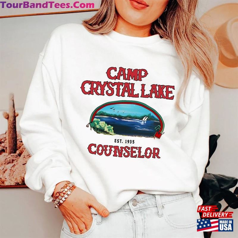 Camp Crystal Lake Shirt Friday The 13Th Jason Voorhees Shirts T-Shirt Hoodie 29Uf123852 – Utopia Fashion