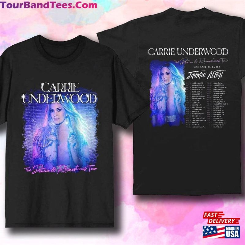 Carrie Underwood Denim And Rhinestones Tour Shirt Gift Lovers Unisex Classic 29Uf119071 – Utopia Fashion