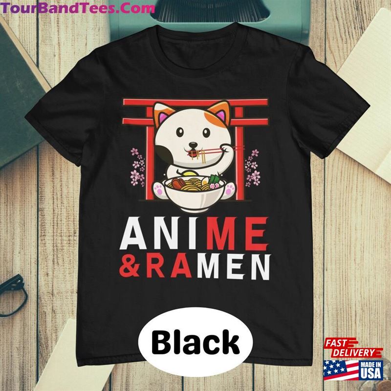 Cat Ramen Shirt Anime Lover Funny Sweatshirt T-Shirt 29Uf122870 – Utopia Fashion