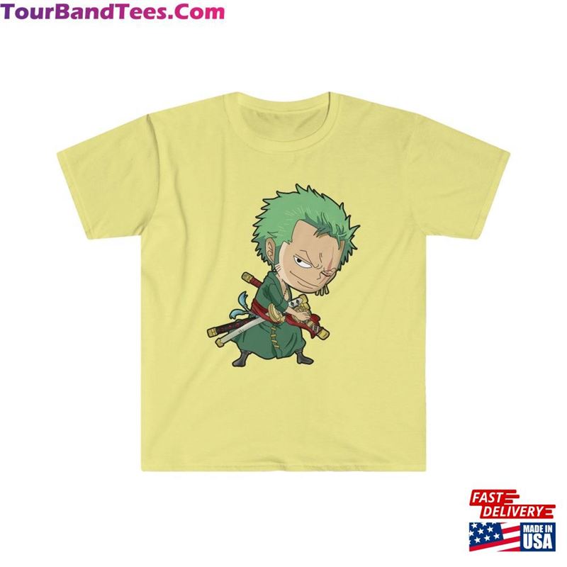 Chibi Zoro T-Shirt Anime Graphic Shirt Cute Unisex Classic 29Uf123828 – Utopia Fashion