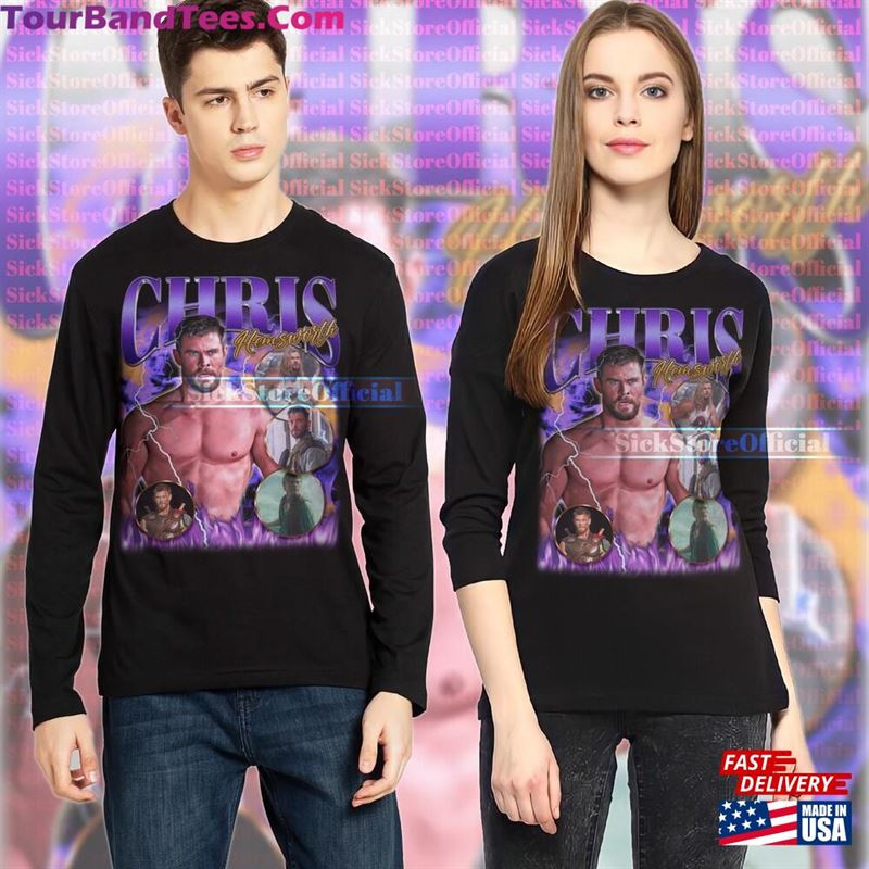 Chris Hemsworth Vintage Shirt Retro Hoodie Unisex 29Uf131955 – Utopia Fashion