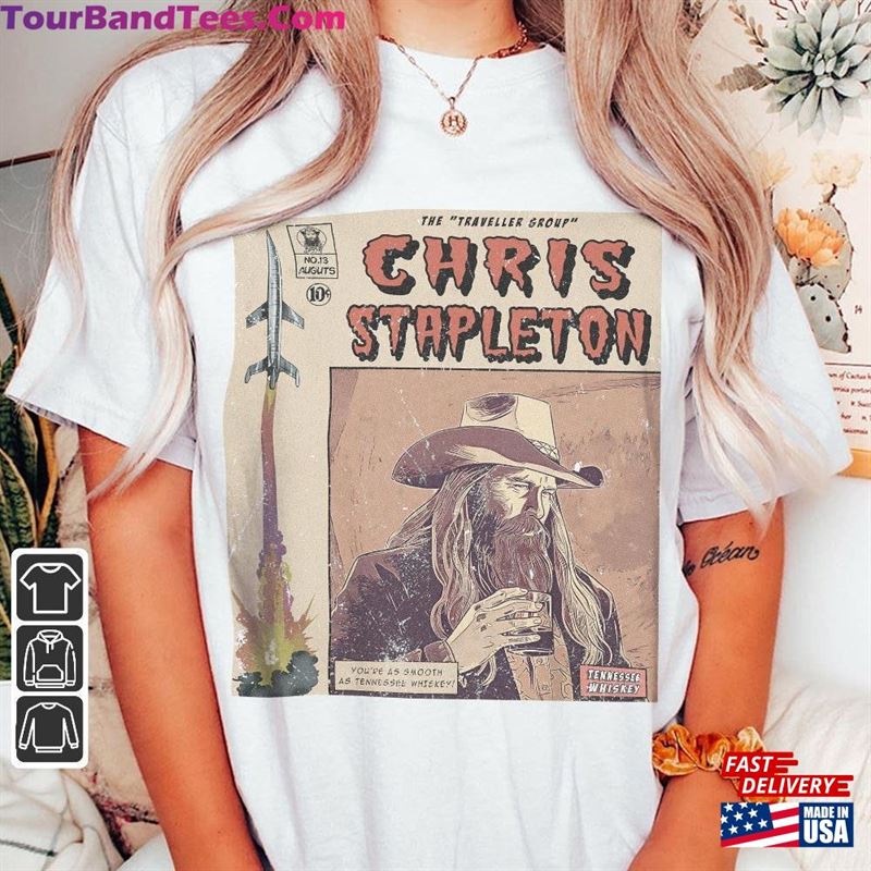 Chris Stapleton Comic Shirt 90S Vintage Merch Book Art Traveller Album World Tour Ticket Graphic Tee Gift For Fan V2 T-Shirt Hoodie 29Uf122884 – Utopia Fashion