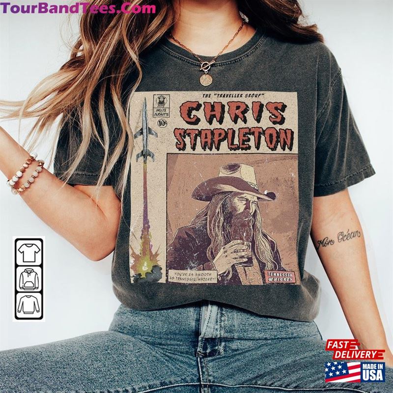 Chris Stapleton Comic Shirt 90S Vintage Merch Book Art Traveller Album World Tour Ticket Graphic Tee Gift For Fan V2 T-Shirt Hoodie 29Uf122884 – Utopia Fashion