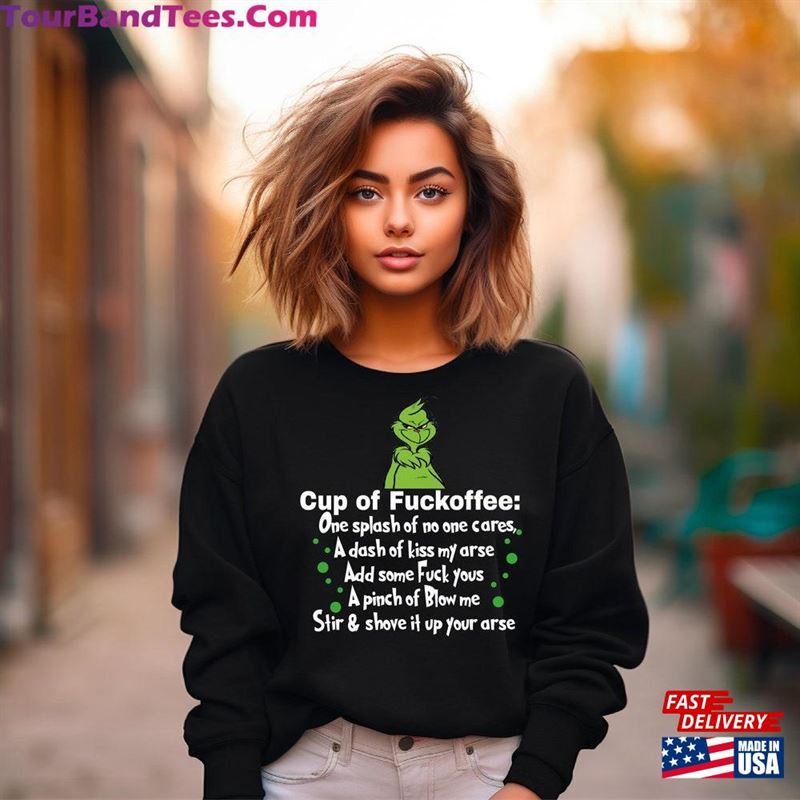 Christmas Coffee Shirt Cup Of Fuckoffee Funny T-Shirt Hoodie 29Uf122327 – Utopia Fashion