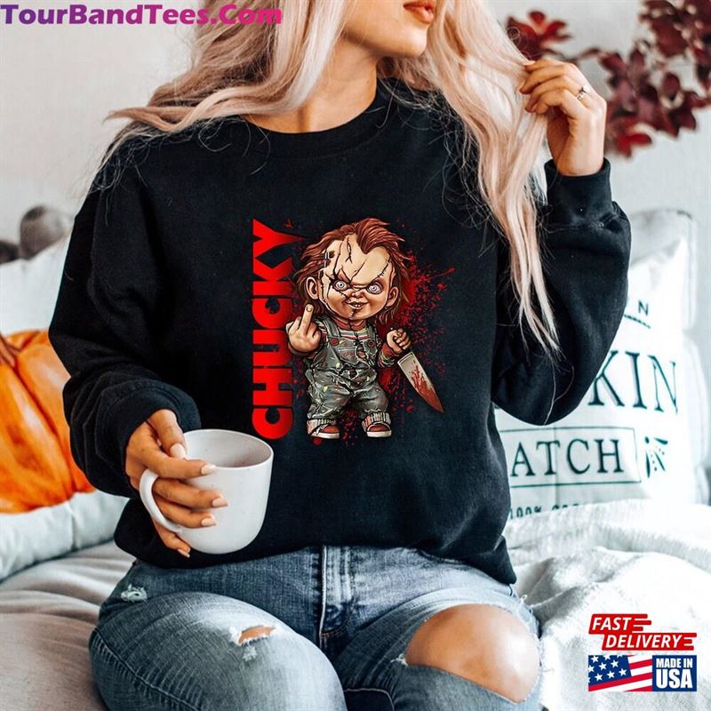 Chucky Shirt Vintage 90S Horror Movie Sweatshirt Unisex T-Shirt 29Uf118561 – Utopia Fashion