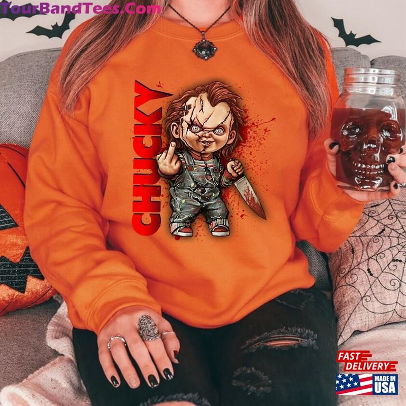 Chucky Shirt Vintage 90S Horror Movie Sweatshirt Unisex T-Shirt 29Uf118561 – Utopia Fashion