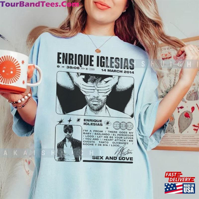 Clothing Enri Que Tour Shirt The Trilogy Tshirt Igle Sias Vintage Sweatshirt T-Shirt 29Uf124509 – Utopia Fashion