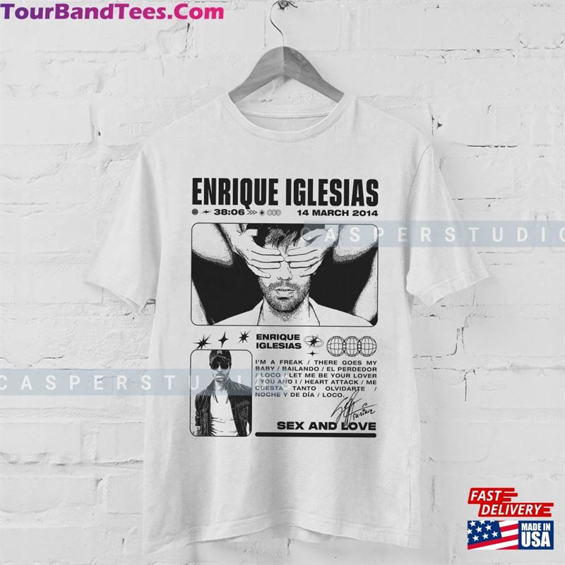 Clothing Enri Que Tour Shirt The Trilogy Tshirt Igle Sias Vintage Sweatshirt T-Shirt 29Uf124509 – Utopia Fashion