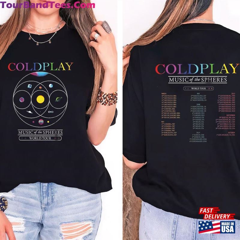 Coldplay World Tour Shirt Both Sides Music Of The Spheres T-Shirt Sweatshirt 29Uf123620 – Utopia Fashion