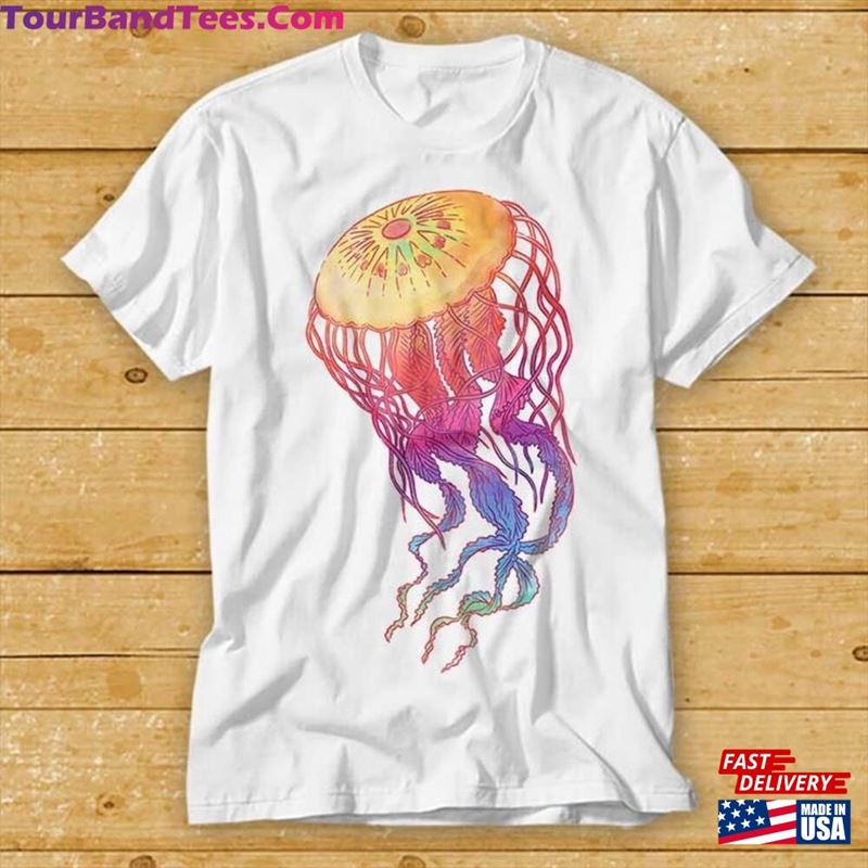 Colourful Jellyfish T-Shirt Sweatshirt Hoodie 29Uf122123 – Utopia Fashion